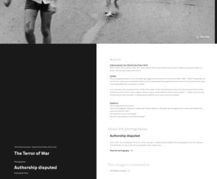 '원작자 논란 발생'으로 촬영자명 표기한 WPP (출처=연합뉴스)