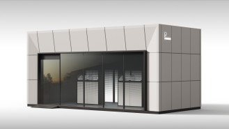 서울시가 발표한 '서울형 흡연부스 디자인' 밀폐형. (서울시 제공)