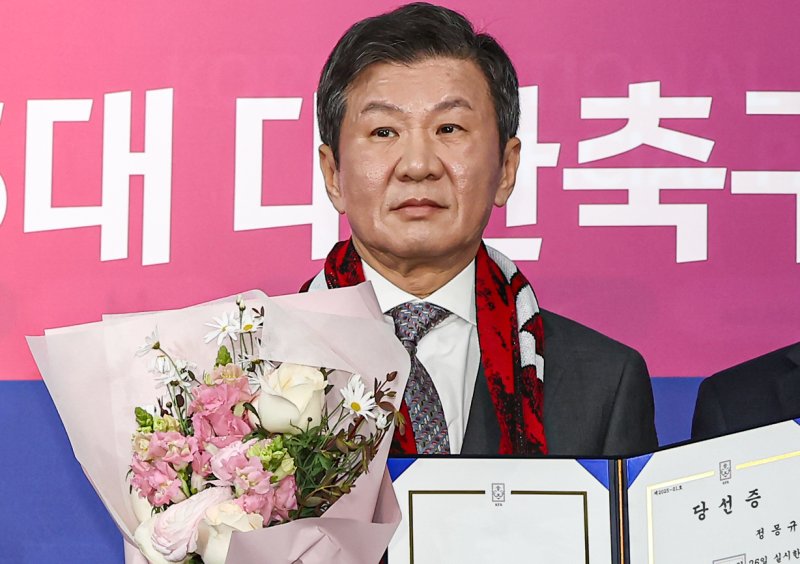 法, '정몽규 축구협회장 징계 요구' 집행정지 유지