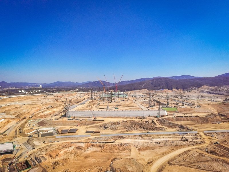 용인반도체클러스터 일반산단 조성 공사 현장 모습 (출처=연합뉴스)