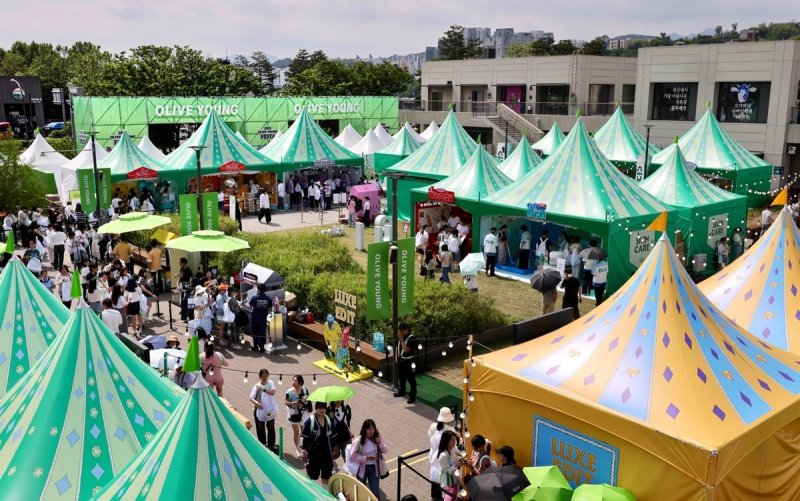 '뷰티 보물섬 탐험'…노들섬서 역대 최대 '올리브영 페스타' (출처=연합뉴스)