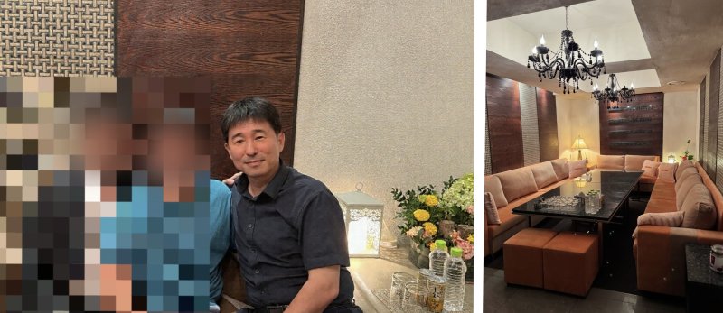 [서울=뉴시스] 조성봉 기자 = 더불어민주당이 19일 오후 서울 여의도 중앙당사에서 ‘지귀연 판사 룸살롱 접대 의혹’ 관련 사진을 공개했다. (사진=더불어민주당 제공) 2025.05.19. photo@newsis.com *재판매 및 DB 금지