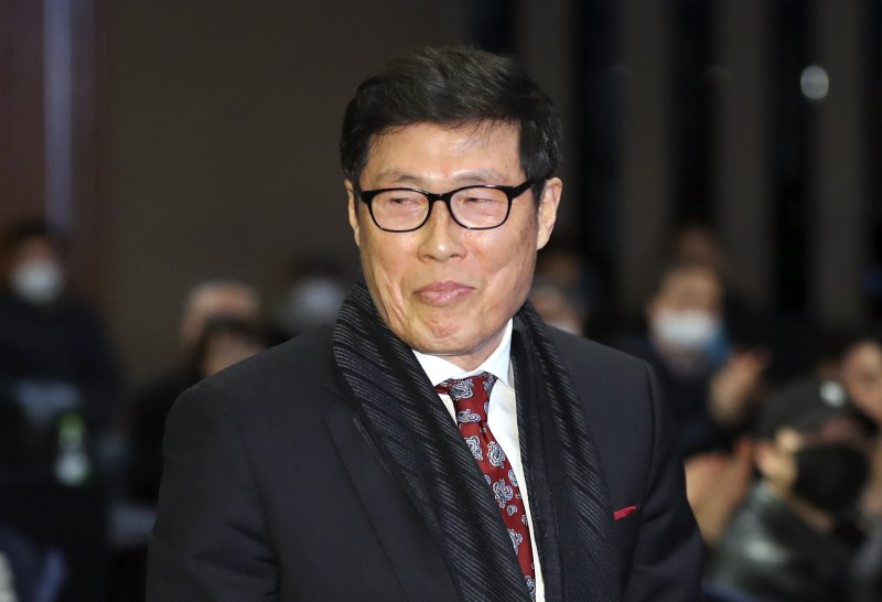 [서울=뉴시스] 최진석 기자 = 차범근 이사장이 2일 오전 서울 종로구 HW컨벤션센터에서 열린 제35회 차범근 축구상 시상식에 참석하고 있다. 2023.03.02. myjs@newsis.com