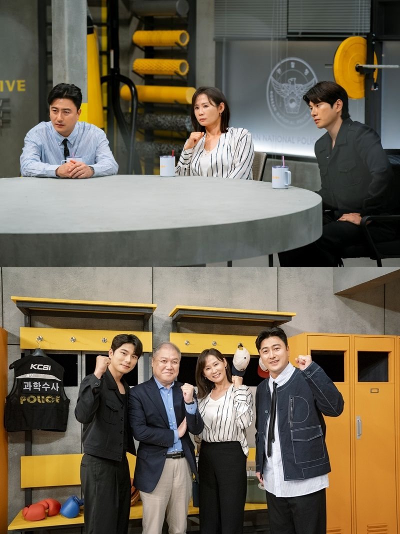[서울=뉴시스] '용감한 형사들4' MC들. (사진=티캐스트 E채널 '용감한 형사들4' 제공) 2025.05.22. photo@newsis.com *재판매 및 DB 금지