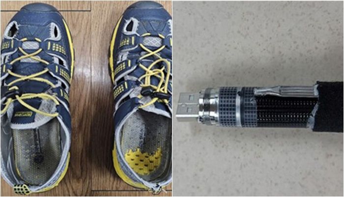 카메라 부착한 신발로 女 불법촬영한 50대…1호선서 덜미