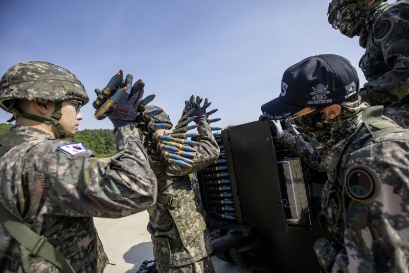 육군, 신임장교 지휘참모과정 교육훈련 모습 공개