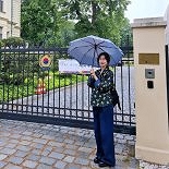 ′해외 체류′ 김지수, 체코서 대선 재외투표 완료 ″먼저 해야″