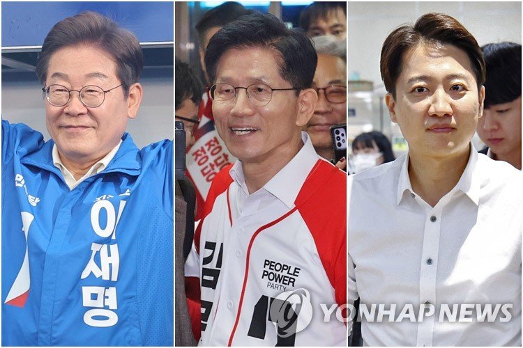 이재명, 김문수, 이준석 후보 (출처=연합뉴스)
