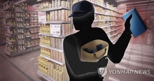 출소 20일 만에 과자·음료 1000원어치 훔친 50대 재수감