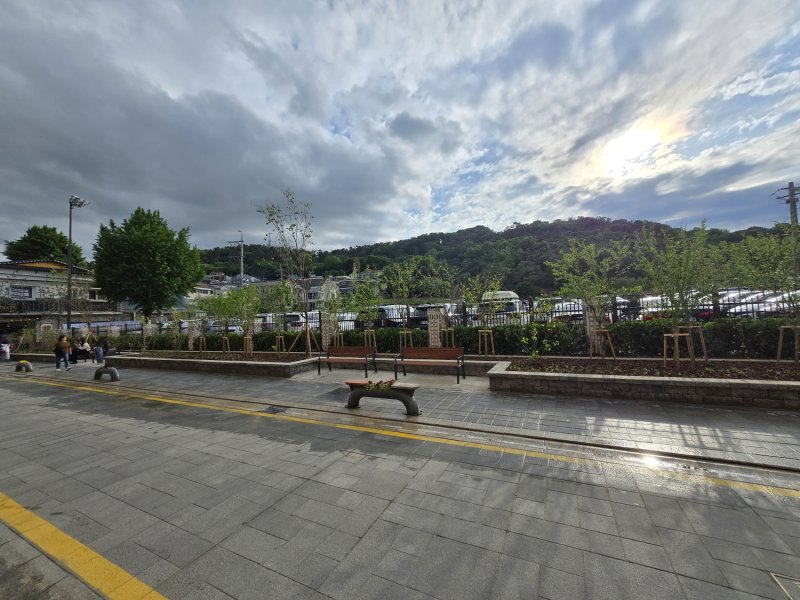 화성행궁 주차장 증설 모습. (사진=수원시 제공) *재판매 및 DB 금지