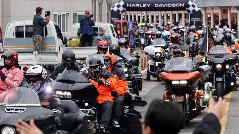 [영상] 국내 최대 모터사이클 축제...할리데이비슨 ‘제27회 코리아 내셔널 호그 랠리’