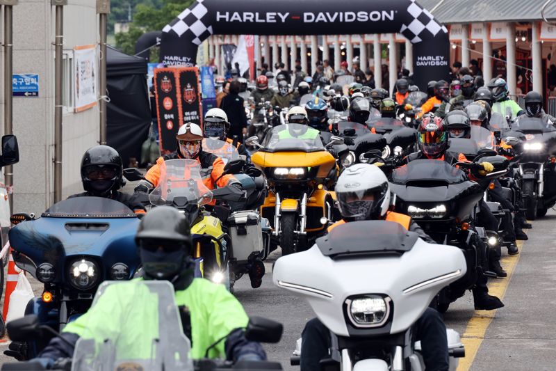 [영상] 국내 최대 모터사이클 축제...할리데이비슨 ‘제27회 코리아 내셔널 호그 랠리’