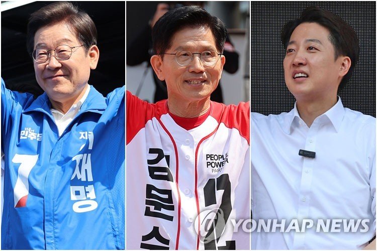 이재명, 김문수, 이준석 후보 (출처=연합뉴스)