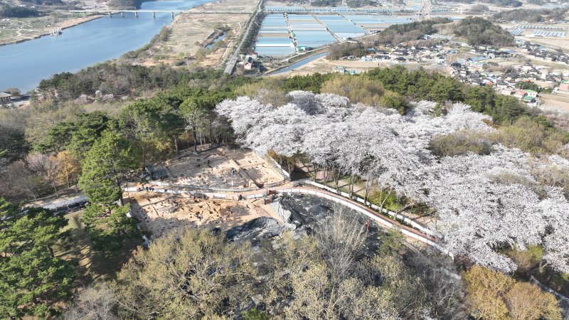 [서울=뉴시스] 부여 부소산성 17차 발굴조사 지역 전경 (사진=국가유산청 제공) 2025.05.27. photo@newsis.com *재판매 및 DB 금지