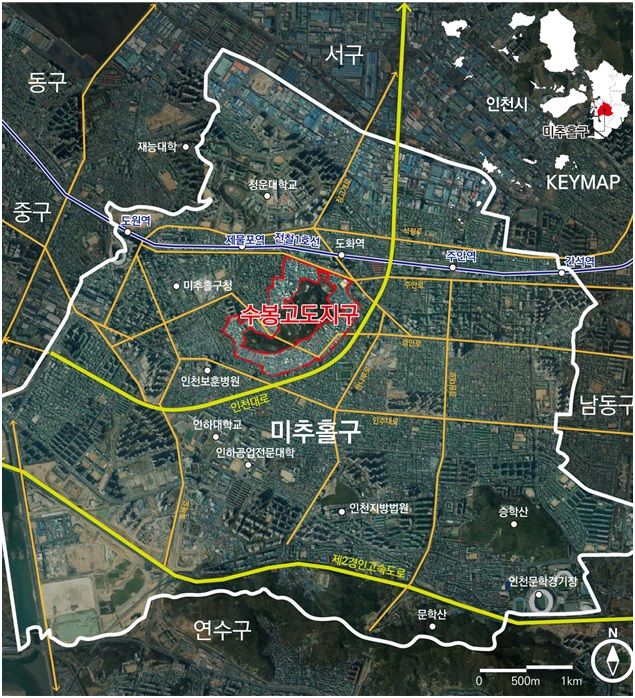 "형평성 맞추겠다" 인천 수봉공원 고도제한 규제 완화