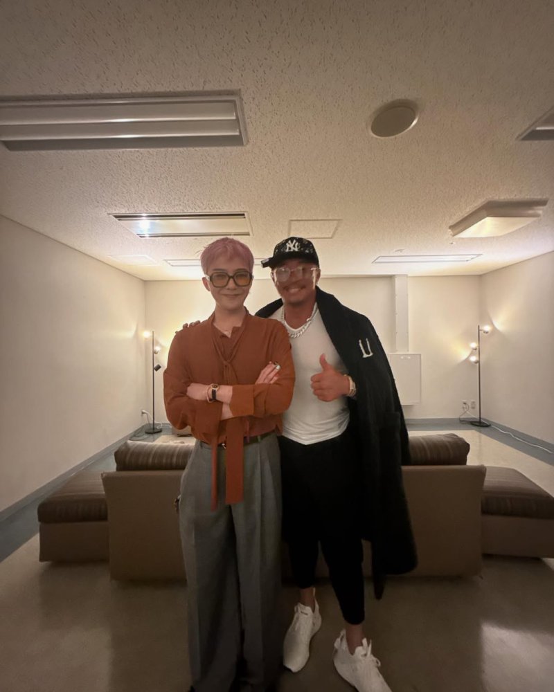 추성훈, 지드래곤과 8년만 재회…"멋지고 매력적인 사람"