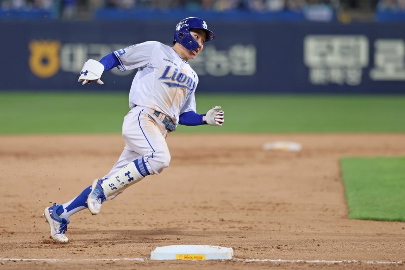 [서울=뉴시스] 프로야구 삼성 라이온즈의 김지찬. (사진 = 삼성 라이온즈 제공) 2025.05.27. *재판매 및 DB 금지