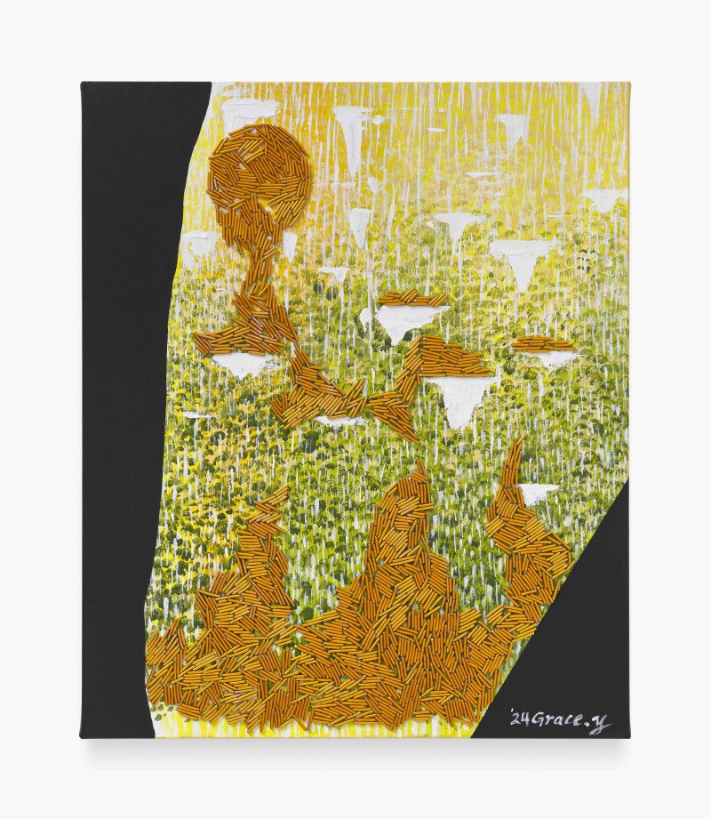바카라사이트 장난감, Dreaming2 45X50cm, mixed media on canvas, 2024 (갤러리은 제공)