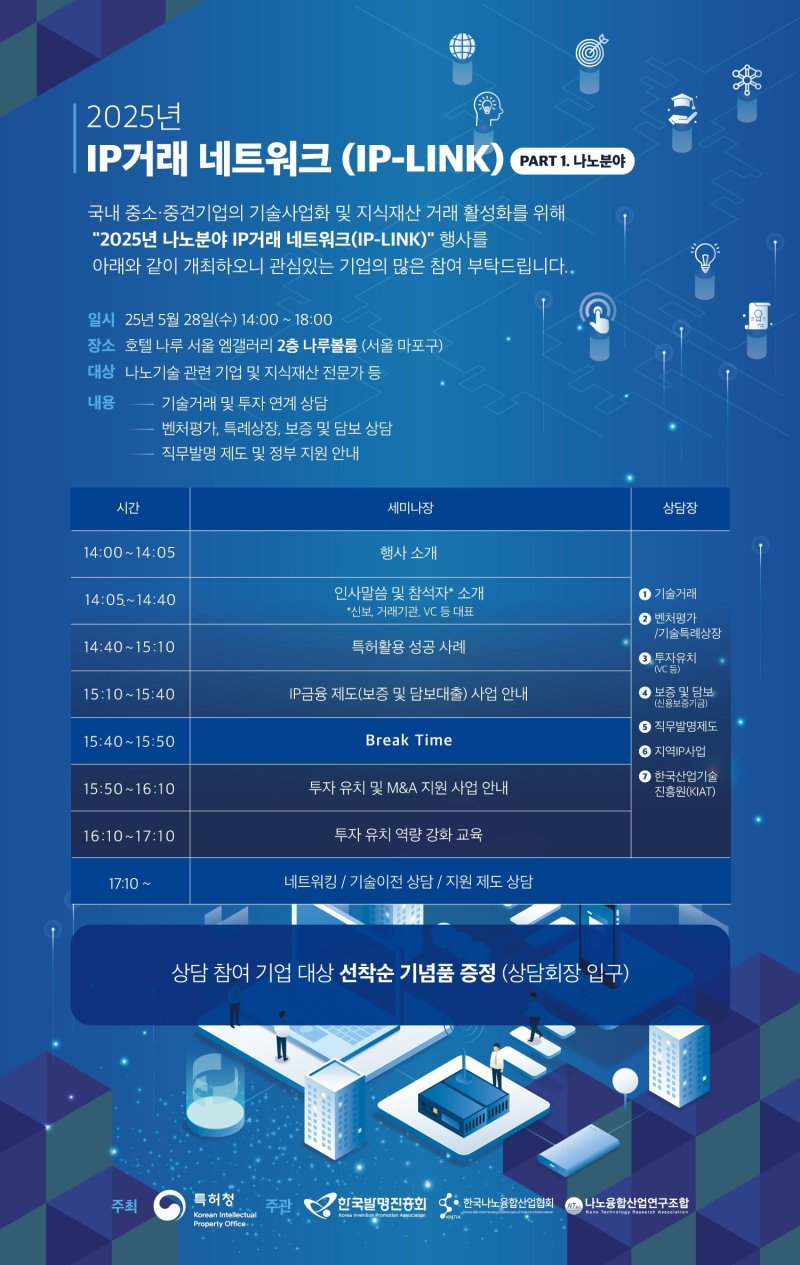 특허청, 나노 바카라사이트·지식재산 바카라사이트 장터 개설