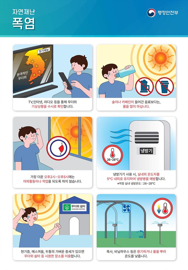 다각적 폭염 대책 추진 대구시