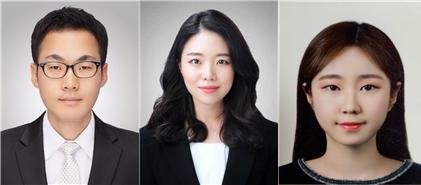 토토 바카라 사이트 김동휘 토토 바카라 사이트(왼쪽 첫 번째, 교신저자), 토토 바카라 사이트 박지은 박사과정(왼쪽 두 번째, 공동 제1저자), 토토 바카라 사이트 조주현 석사졸업생(공동 제1저자). (사진=토토 바카라 사이트 제공) *재판매 및 DB 금지