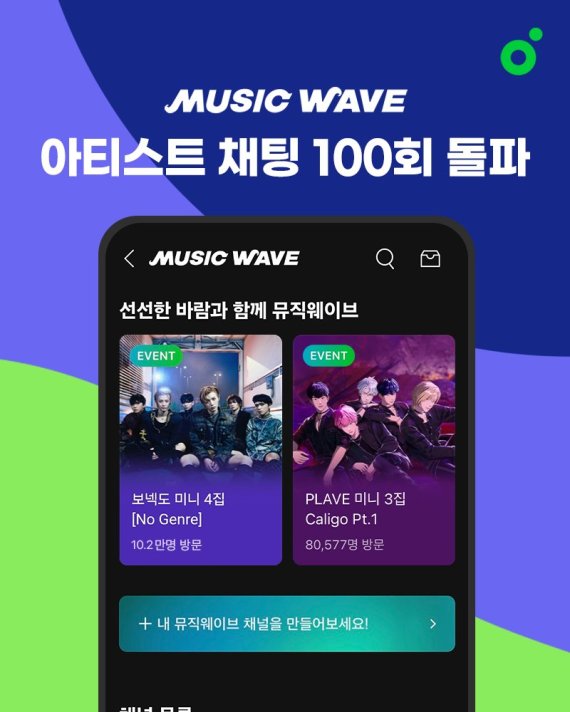 멜론 '뮤직웨이브', 아티스트 채팅
