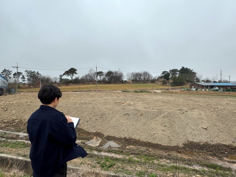 농지 개량행위에 대한 현장 점검 (사진=김제시 제공) *재판매 및 DB 금지