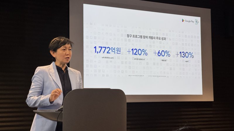 [서울=뉴시스] 윤정민 기자 = 케런 티오 바카라사이트 홈런 아시아태평양 지역 플랫폼·디바이스 파트너십 부문 부사장이 28일 오전 서울 강남구 바카라사이트 홈런코리아에서 열린 바카라사이트 홈런 '창구 프로그램' 7기 기자간담회에서 '창구 프로그램' 성과를 소개했다. 2025.05.28. alpaca@newsis.com