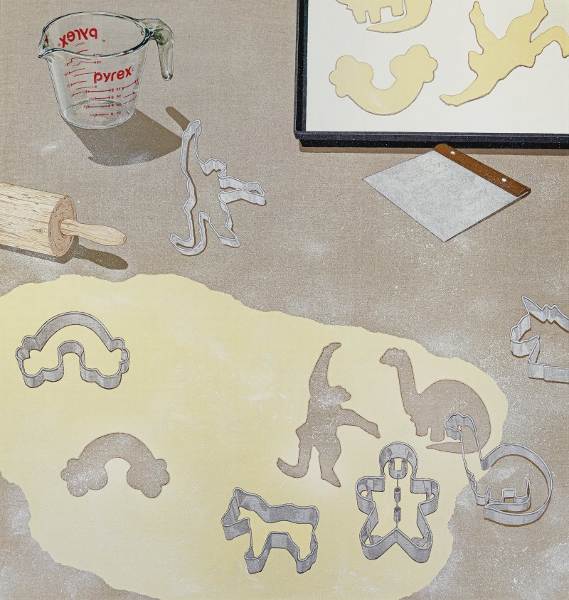Dough it, 2024, Acrylic on linen, 90x85cm *재판매 및 DB 금지