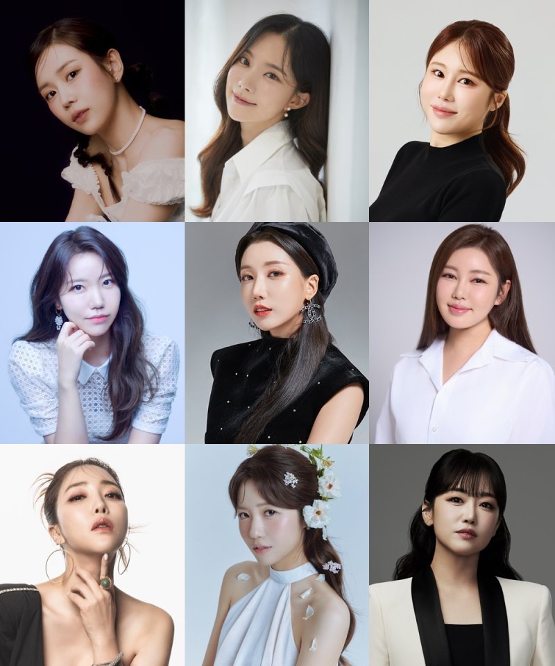 [인터넷 바카라사이트=인터넷 바카라사이트] TV조선 '미스트롯' 시즌1 멤버들이 오는 7월 12일 서울 강서구 KBS 아레나에서 콘서트 '첫정'을 개최한다. (사진=제이지스타 제공) 2025.05.28. photo@newsis.com *재판매 및 DB 금지