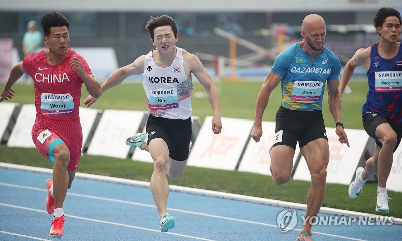 전력질주하는 서민준 (출처=연합뉴스)