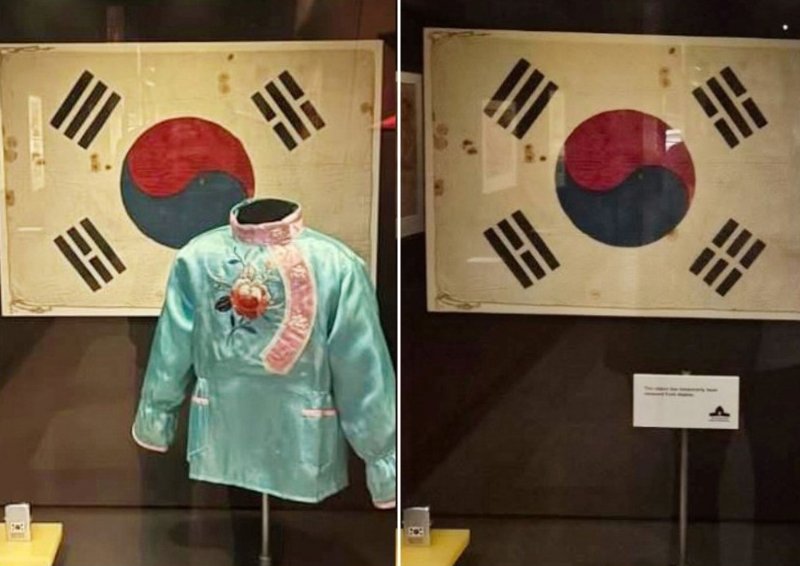호주 전쟁기념관 전시물 철거 전(왼쪽)과 후 (출처=연합뉴스)