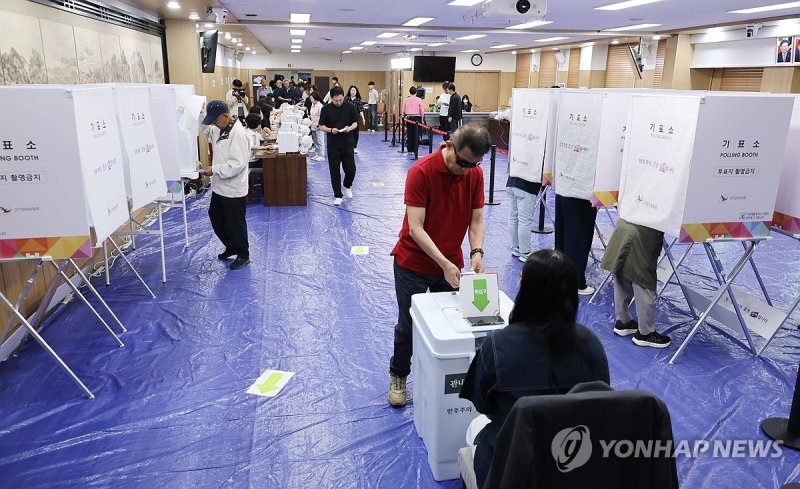 제주에서도 사전 투표 (출처=연합뉴스)