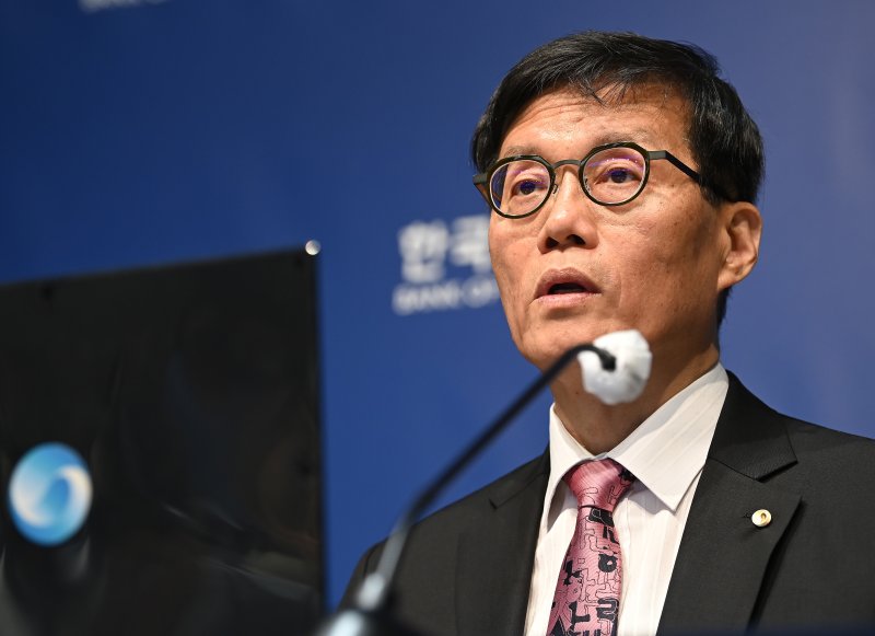 이창용 한국은행 총재가 29일 서울 중구 한국은행에서 열린 금통위 금리 결정에 대한 기자간담회에서 발언하고 있다. 2025.5.29/뉴스1 ⓒ News1 사진공동취재단