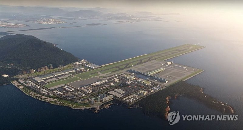 가덕도신공항 예상도 (출처=연합뉴스)
