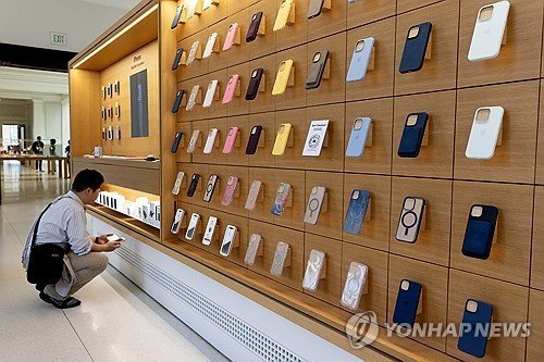 미국의 애플 전시장 (출처=연합뉴스)