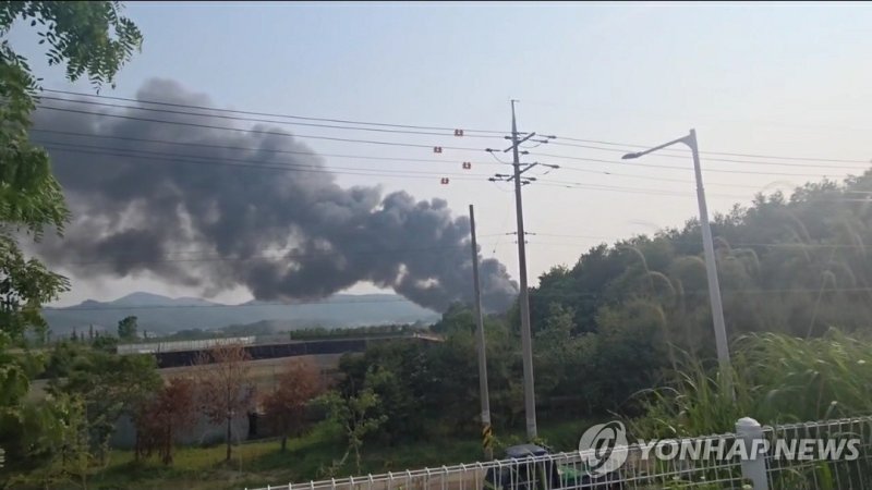 천안 양계장 화재 (출처=연합뉴스)