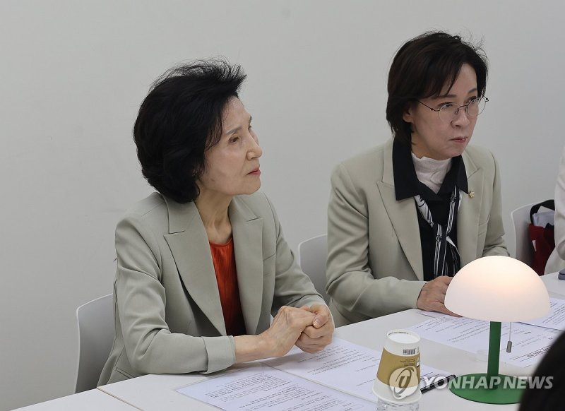 설난영 여사, 교제살인사건 피해자 면담 (출처=연합뉴스)
