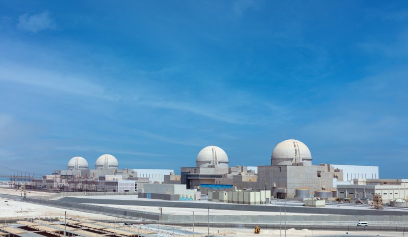 [세종=뉴시스]아랍에미리트(UAE) 바라카 원전 전경이다.(사진=한국전력공사 제공) *재판매 및 DB 금지