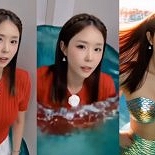 ″이건 또 뭐야?″ 신지, 순식간에 인어 변신…눈부신 자태 ′깜짝′