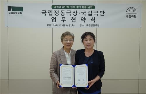 국립정동극장-국립극단 업무협약식 (출처=연합뉴스)