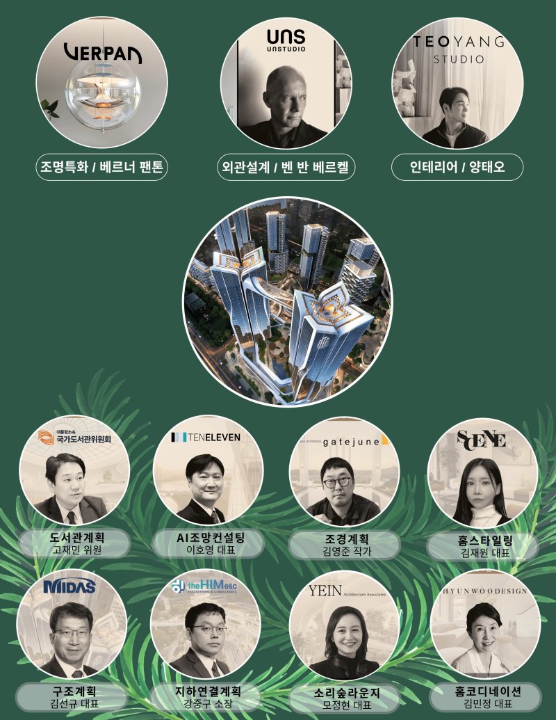 포스코이앤씨, 국내외 ‘11인의 마스터’와 함께 '오티에르 용산' 완성