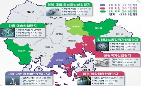 경남도 1∼3차 기회발전특구 지정·신청 현황 (출처=연합뉴스)