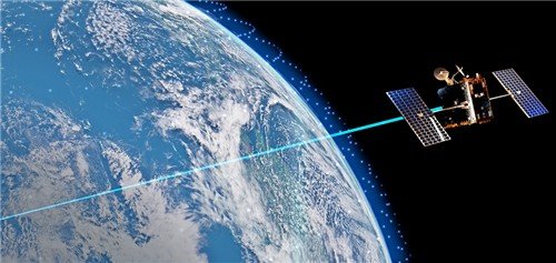 원웹의 위성망을 활용한 한화시스템 '저궤도 위성통신 네트워크' 가상도 (출처=연합뉴스)