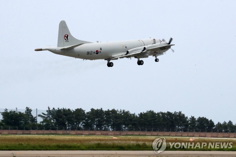 해군 P-3 해상 초계기 (출처=연합뉴스)