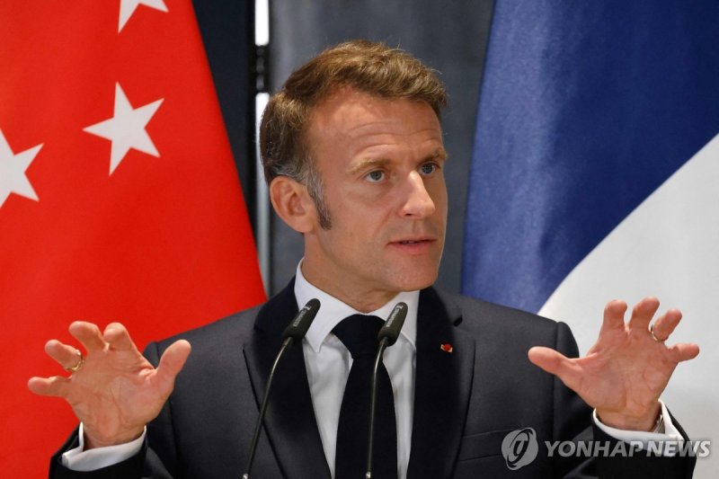 마크롱 프랑스 대통령 (출처=연합뉴스)