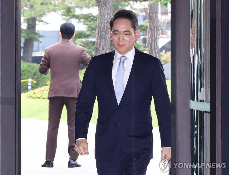 삼성 호암상 시상식 참석하는 이재용 회장 (출처=연합뉴스)