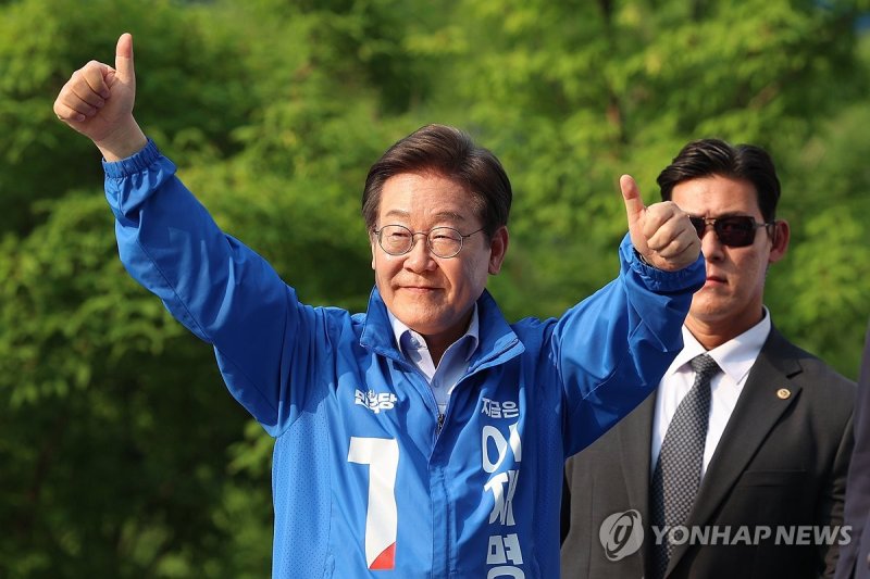 열세 지역 표심 공략 나선 이재명 후보 (출처=연합뉴스)