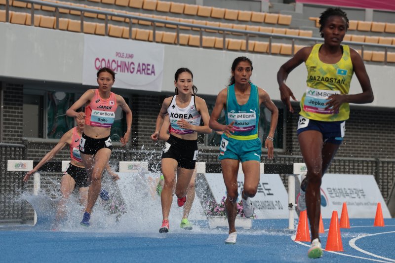 조하림(29·문경시청)이 3000m 장애물달리기 한국신기록을 세웠다. (대한육상연맹 제공)
