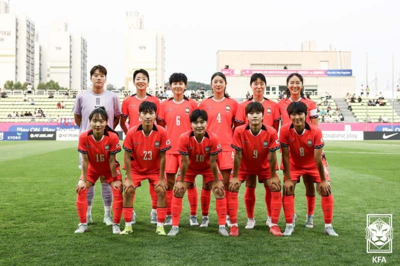 30일 콜롬비아와의 평가전에 나선 한국 선수들 (출처=연합뉴스)